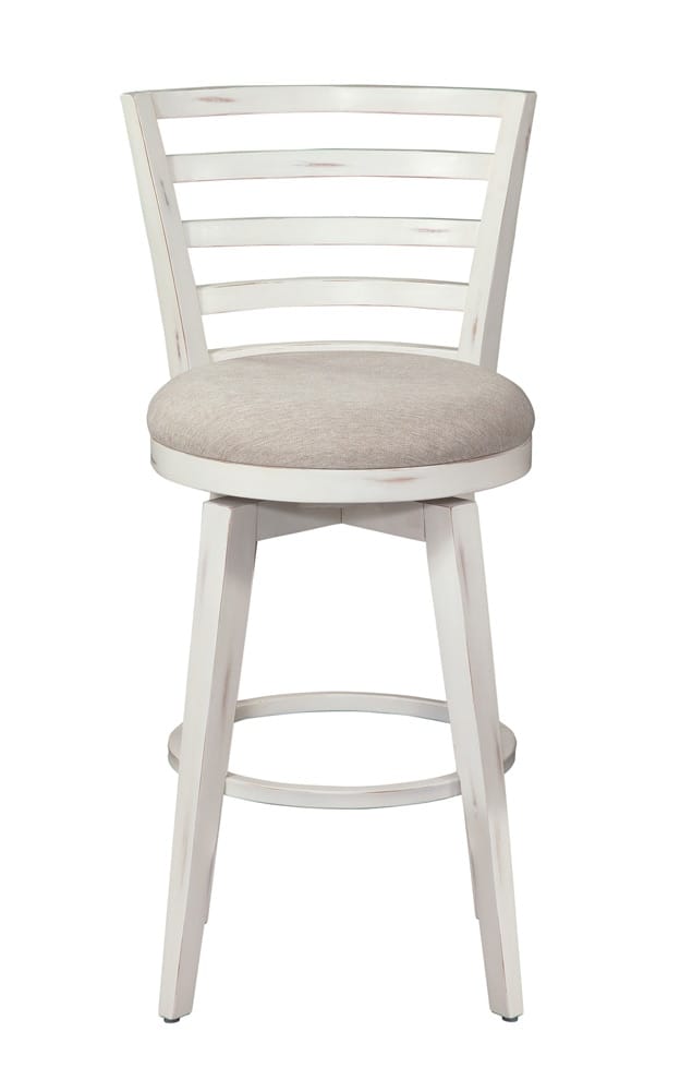American Woodcrafters - Meadowbrook Bar Height Swivel Stool - Whitewashed - D-2610-350-30F veiw 2