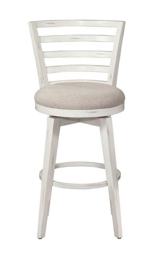 American Woodcrafters - Meadowbrook Bar Height Swivel Stool - Whitewashed - D-2610-350-30F veiw 2