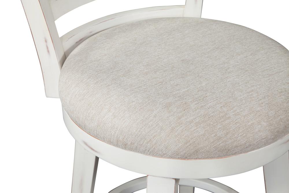 American Woodcrafters - Meadowbrook Bar Height Swivel Stool - Whitewashed - D-2610-350-30F veiw 5