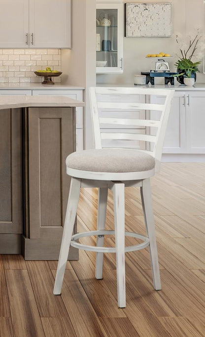 American Woodcrafters - Meadowbrook Bar Height Swivel Stool - Whitewashed - D-2610-350-30F veiw 6