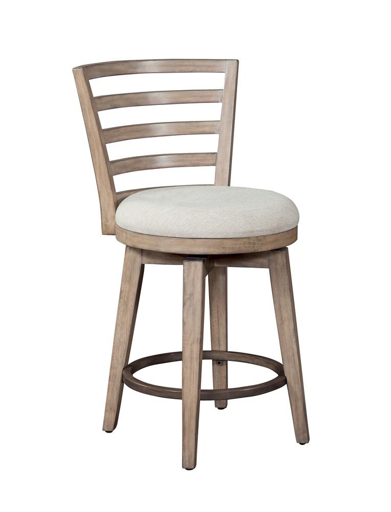 American Woodcrafters - Meadowbrook Counter Height Swivel Stool - Brown - D-2600-349-25F veiw 1