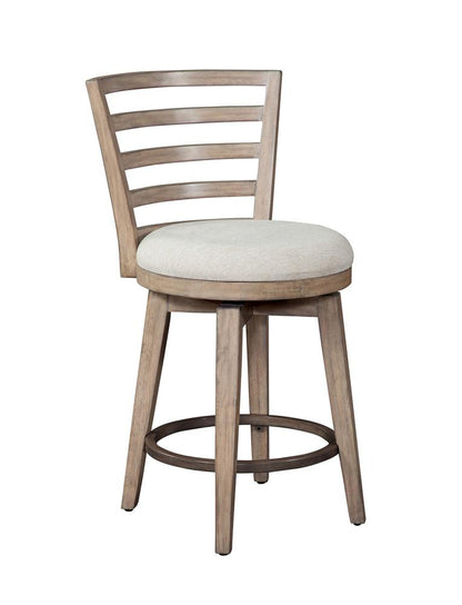 American Woodcrafters - Meadowbrook Counter Height Swivel Stool - Brown - D-2600-349-25F veiw 1