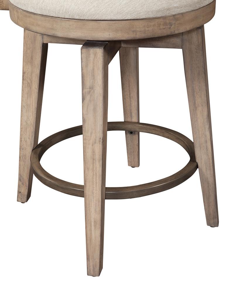 American Woodcrafters - Meadowbrook Counter Height Swivel Stool - Brown - D-2600-349-25F veiw 3