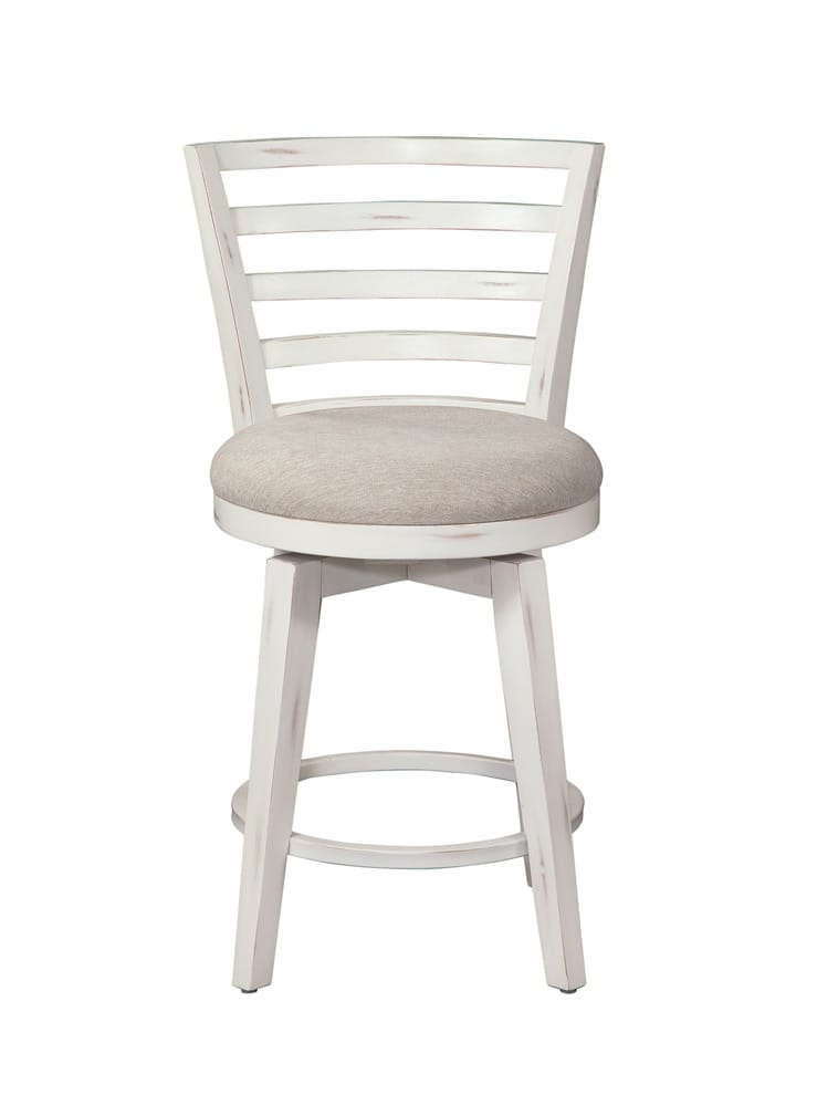 American Woodcrafters - Meadowbrook Counter Height Swivel Stool - Whitewashed - D-2610-350-25F veiw 2