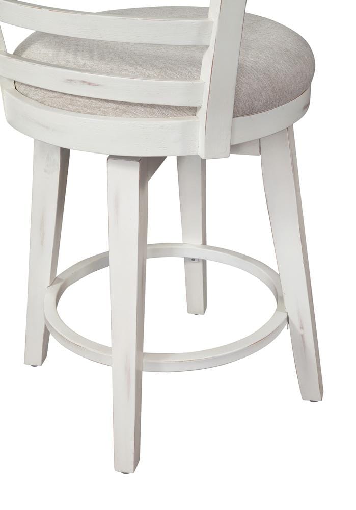 American Woodcrafters - Meadowbrook Counter Height Swivel Stool - Whitewashed - D-2610-350-25F veiw 3