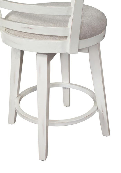 American Woodcrafters - Meadowbrook Counter Height Swivel Stool - Whitewashed - D-2610-350-25F veiw 3