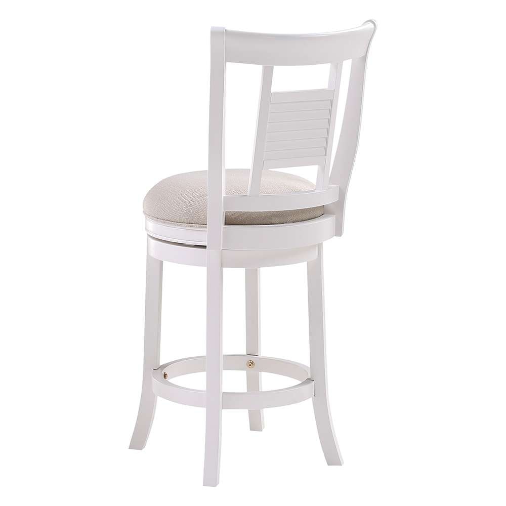 American Woodcrafters - Palmer 26in Swivel Stool - Antique White - B2-303-26F veiw 2