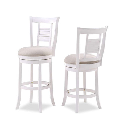 American Woodcrafters - Palmer 26in Swivel Stool - Antique White - B2-303-26F veiw 3