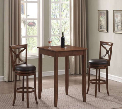 American Woodcrafters - Provence Stool w/Back and Wood Frame - Light Oak - B2-201-30L veiw 4