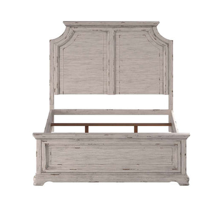 American Woodcrafters - Providence 5 Pc Panel Bedroom Set - Queen Bed, Dresser, Mirror, Chest, 3 Drawer Nightstand - 1910-QPNPN-5PC veiw 2