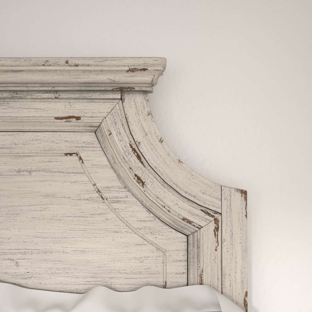 American Woodcrafters - Providence 5 Pc Panel Bedroom Set - Queen Bed, Dresser, Mirror, Chest, 3 Drawer Nightstand - 1910-QPNPN-5PC veiw 3