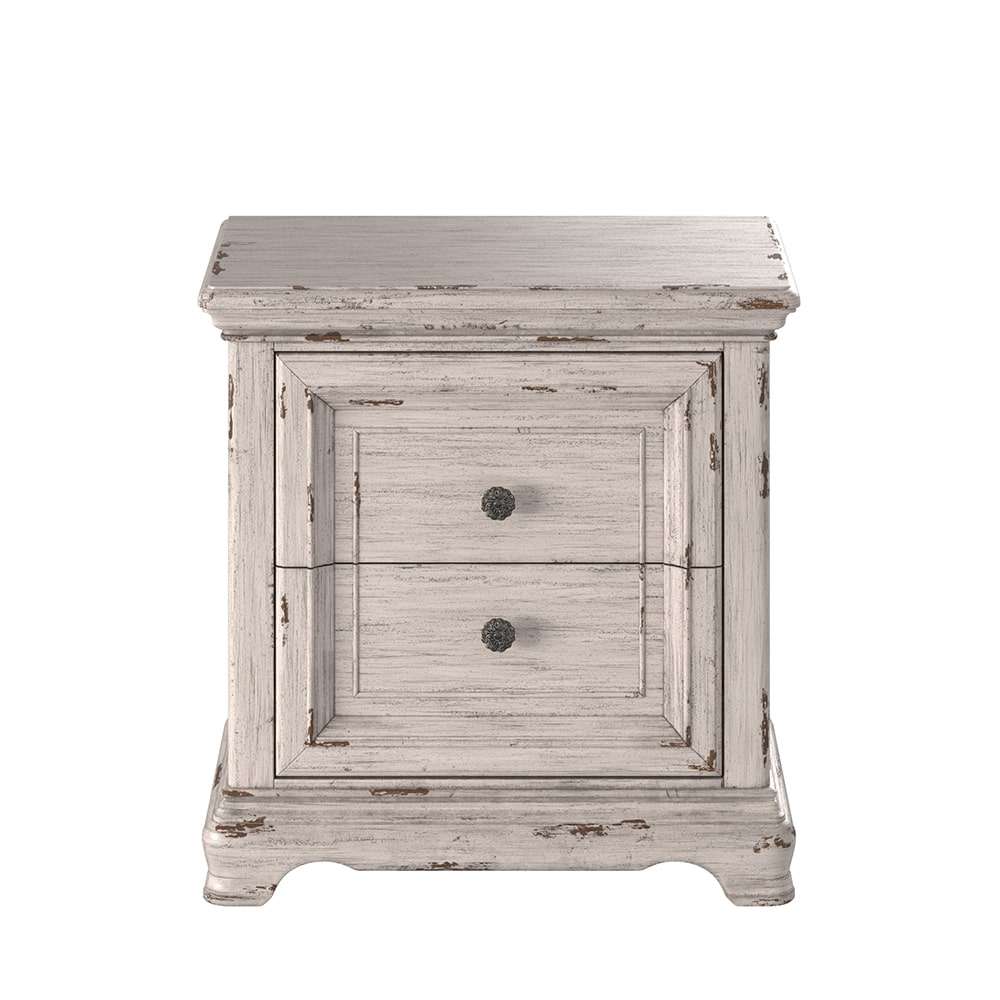 American Woodcrafters - Providence 5 Pc Panel Bedroom Set - Queen Bed, Dresser, Mirror, Chest, 3 Drawer Nightstand - 1910-QPNPN-5PC veiw 7