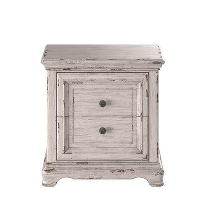 American Woodcrafters - Providence 5 Pc Panel Bedroom Set - Queen Bed, Dresser, Mirror, Chest, 3 Drawer Nightstand - 1910-QPNPN-5PC veiw 7