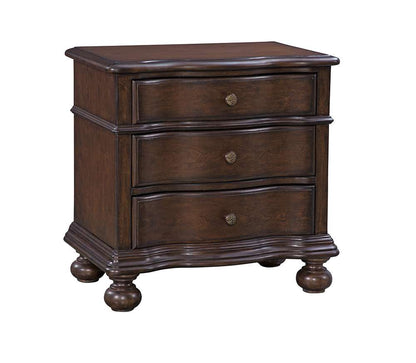 American Woodcrafters - Rodanthe 3-Drawer Nightstand - Cherry Brunette - 3900-430 veiw 1