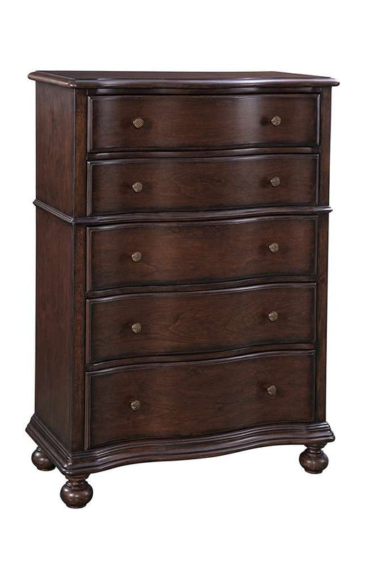 American Woodcrafters - Rodanthe 5-Drawer Chest - Cherry Brunette - 3900-150 veiw 1