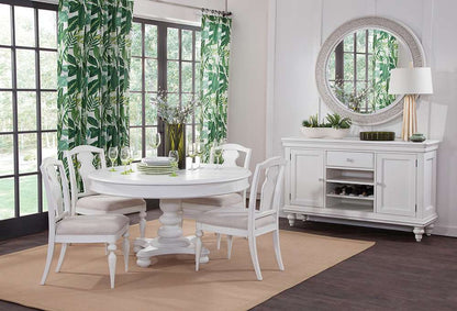 American Woodcrafters - Rodanthe Dining Splat Back Side Chair - Set of 2 - Dove White - D-3910-670 veiw 2