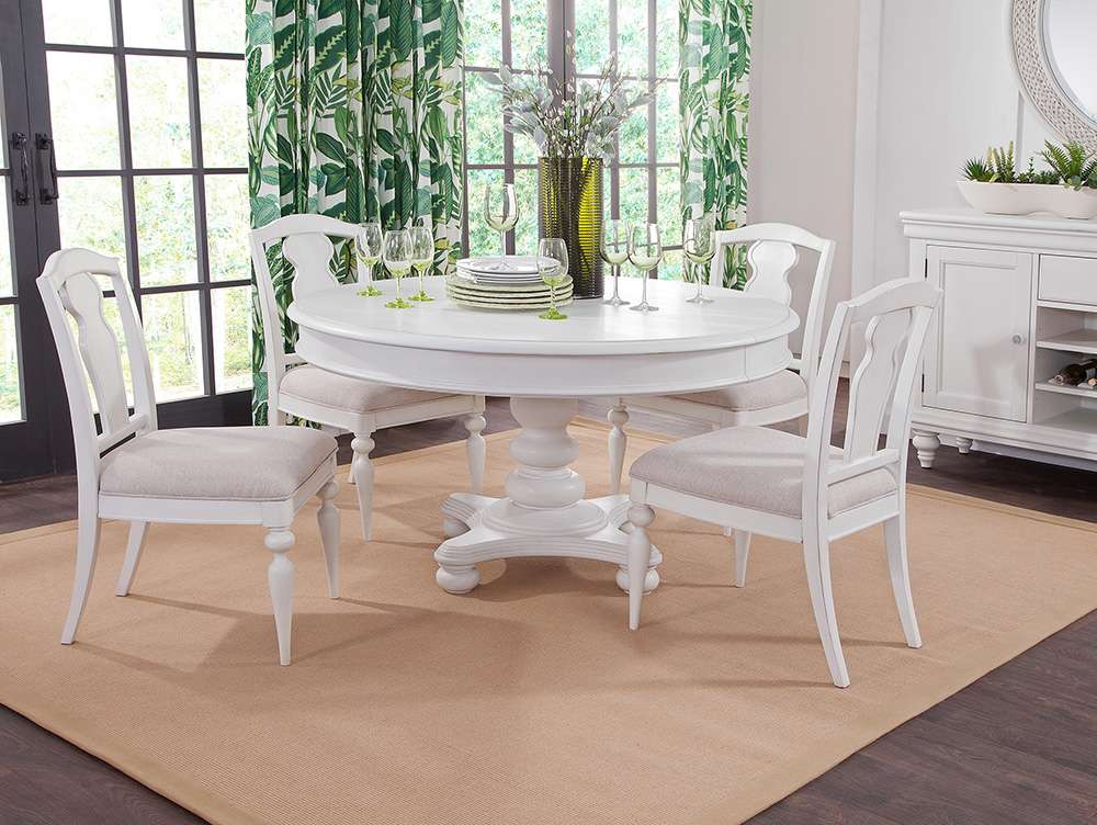 American Woodcrafters - Rodanthe Dining Splat Back Side Chair - Set of 2 - Dove White - D-3910-670 veiw 4