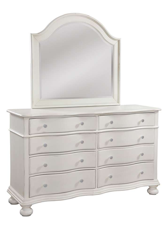 American Woodcrafters Rodanthe Dresser with Mirror