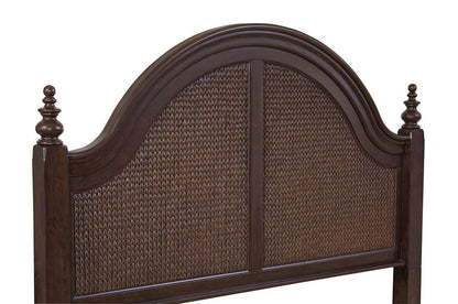 American Woodcrafters - Rodanthe Queen Woven Bed - Cherry Brunette - 3900-50WOWO veiw 2