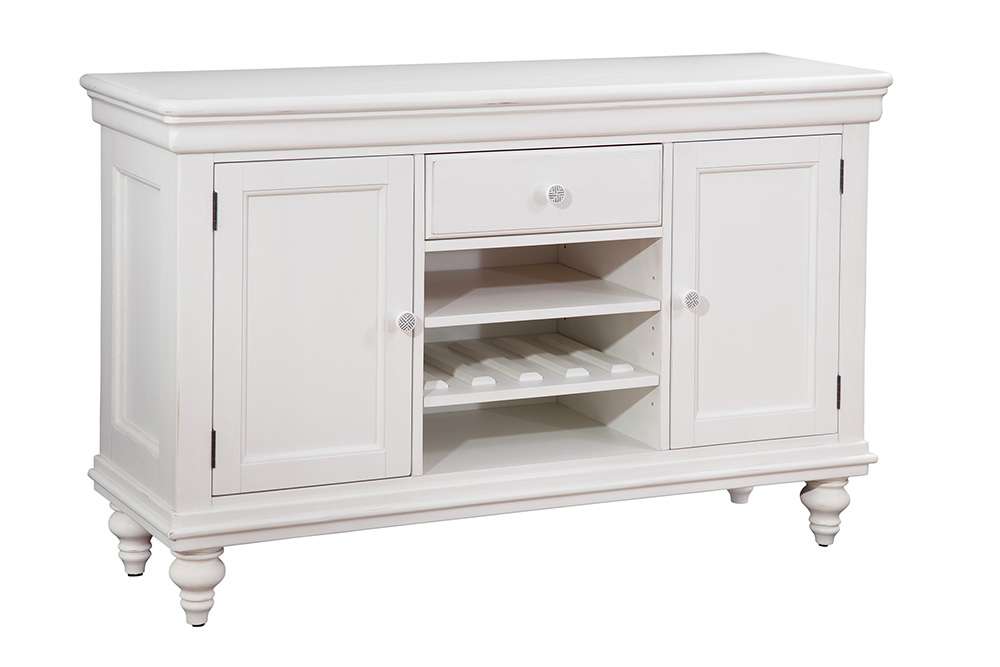 American Woodcrafters - Rodanthe Server - Dove White - D-3910-590 veiw 1