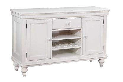 American Woodcrafters - Rodanthe Server - Dove White - D-3910-590 veiw 1