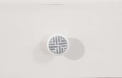 American Woodcrafters - Rodanthe Server - Dove White - D-3910-590 veiw 2