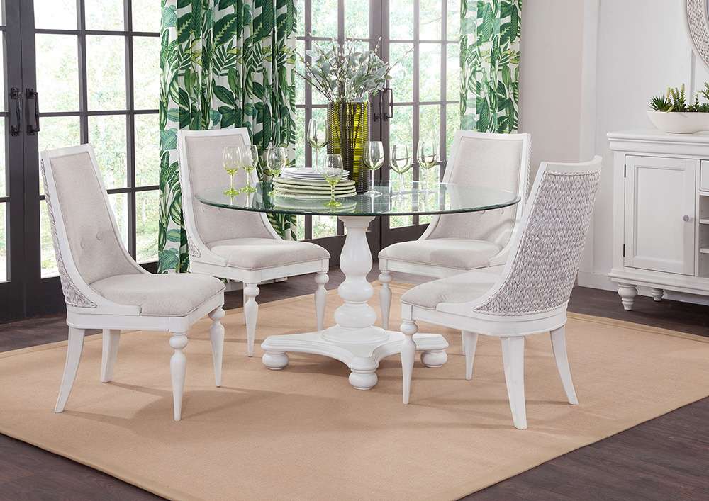 American Woodcrafters - Rodanthe Server - Dove White - D-3910-590 veiw 5