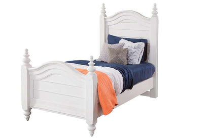 American Woodcrafters - Rodanthe Twin Panel Bed - Dove White - 3910-33PNPN veiw 1