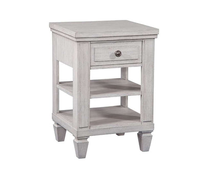 American Woodcrafters - Salter Path 1-Drawer Nightstand - White with Grain - 1020-410 veiw 1