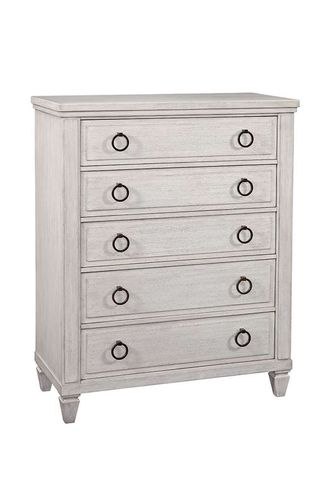 American Woodcrafters - Salter Path 5-Drawer Chest - White Grain - 1020-150 veiw 1
