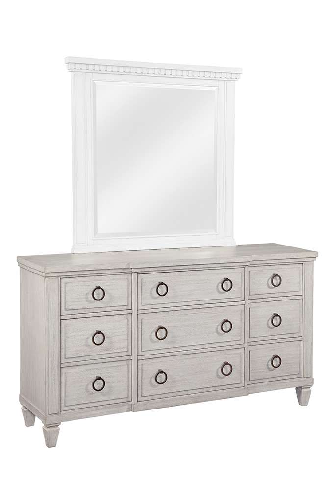 American Woodcrafters - Salter Path Dresser - White Grain - 1020-290 veiw 1