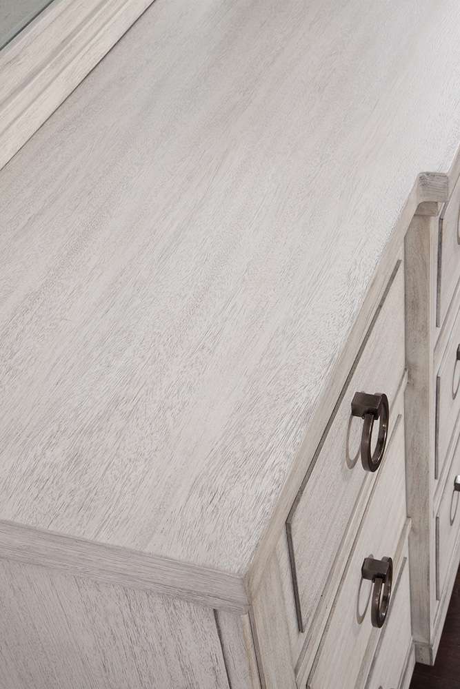 American Woodcrafters - Salter Path Dresser - White Grain - 1020-290 veiw 4