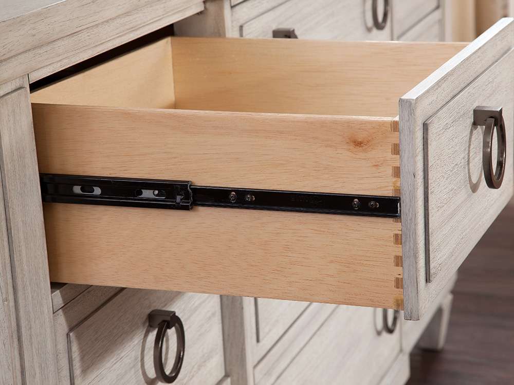 American Woodcrafters - Salter Path Dresser - White Grain - 1020-290 veiw 6