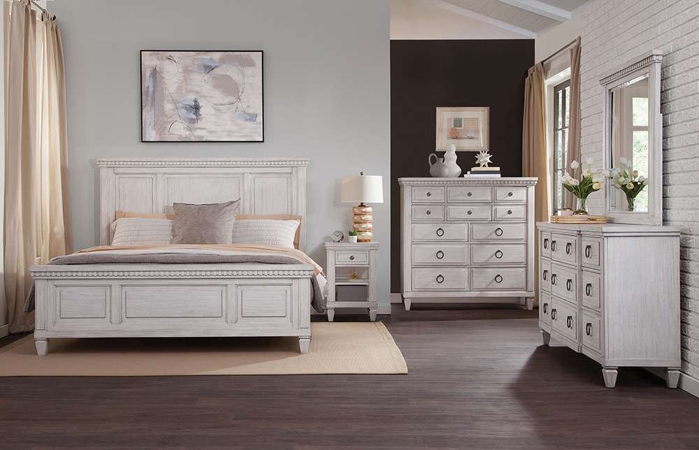 American Woodcrafters - Salter Path Gentlemens Chest - White Grain - 1020-212D veiw 4