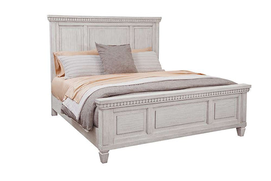 American Woodcrafters - Salter Path Queen Bed - White Grain - 1020-50PAN veiw 1