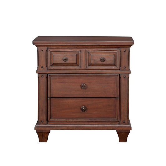 American Woodcrafters - Sedona 3-Drawer Nightstand - Cinnamon Cherry - 2400-430 veiw 1