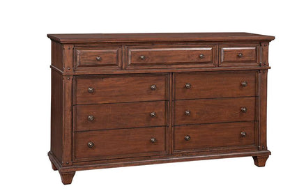 American Woodcrafters - Sedona Dresser - Cinnamon Cherry - 2400-270 veiw 2