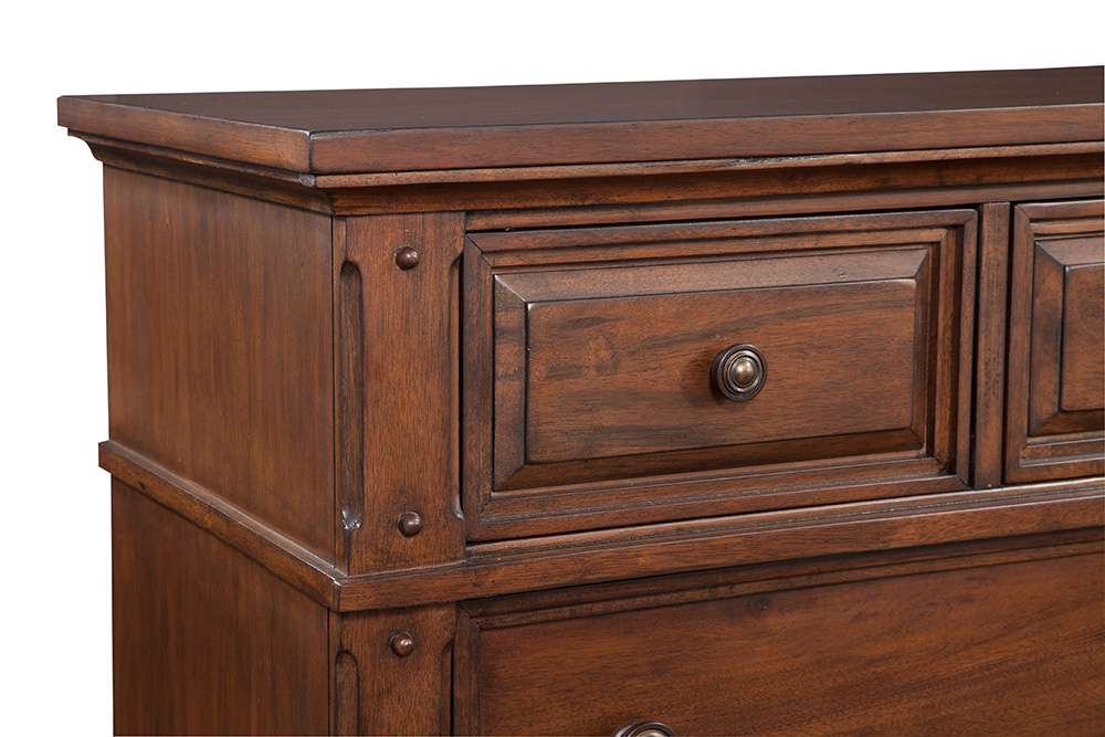 American Woodcrafters - Sedona Dresser - Cinnamon Cherry - 2400-270 veiw 3