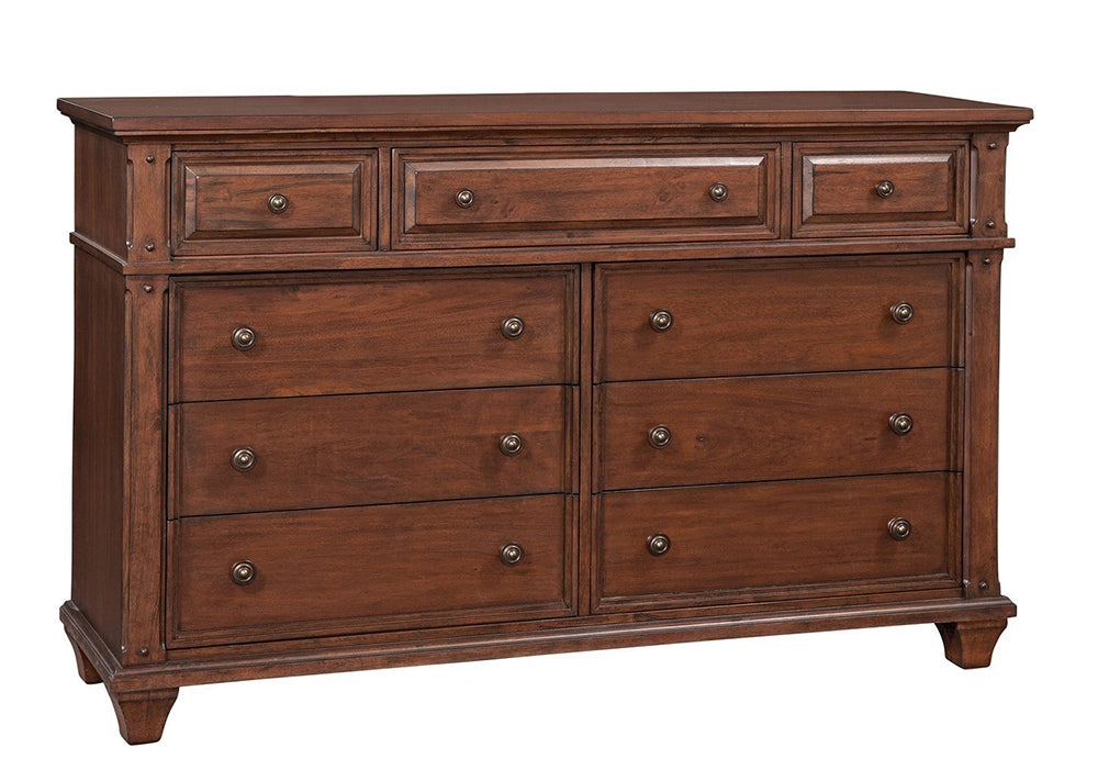 American Woodcrafters - Sedona King 5 Piece Bedroom Set - Cinnamon Cherry - 2400-665PC view 5