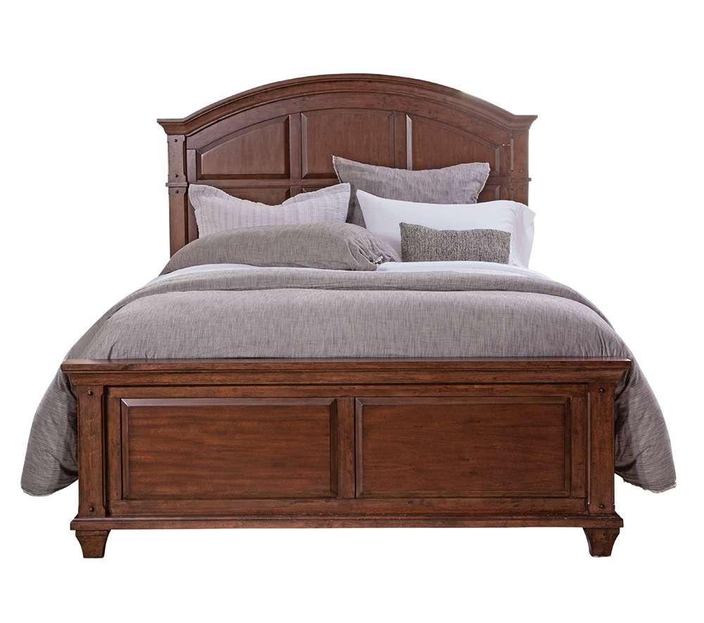 American Woodcrafters - Sedona Queen Bed - Cinnamon Cherry - 2400-50PAN veiw 2