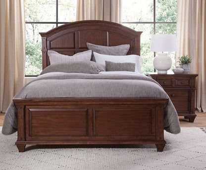 American Woodcrafters - Sedona Queen Bed - Cinnamon Cherry - 2400-50PAN veiw 4