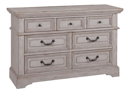 American Woodcrafters - Stonebrook Double Dresser - Light Distressed Antique Gray - 7820-260 veiw 1
