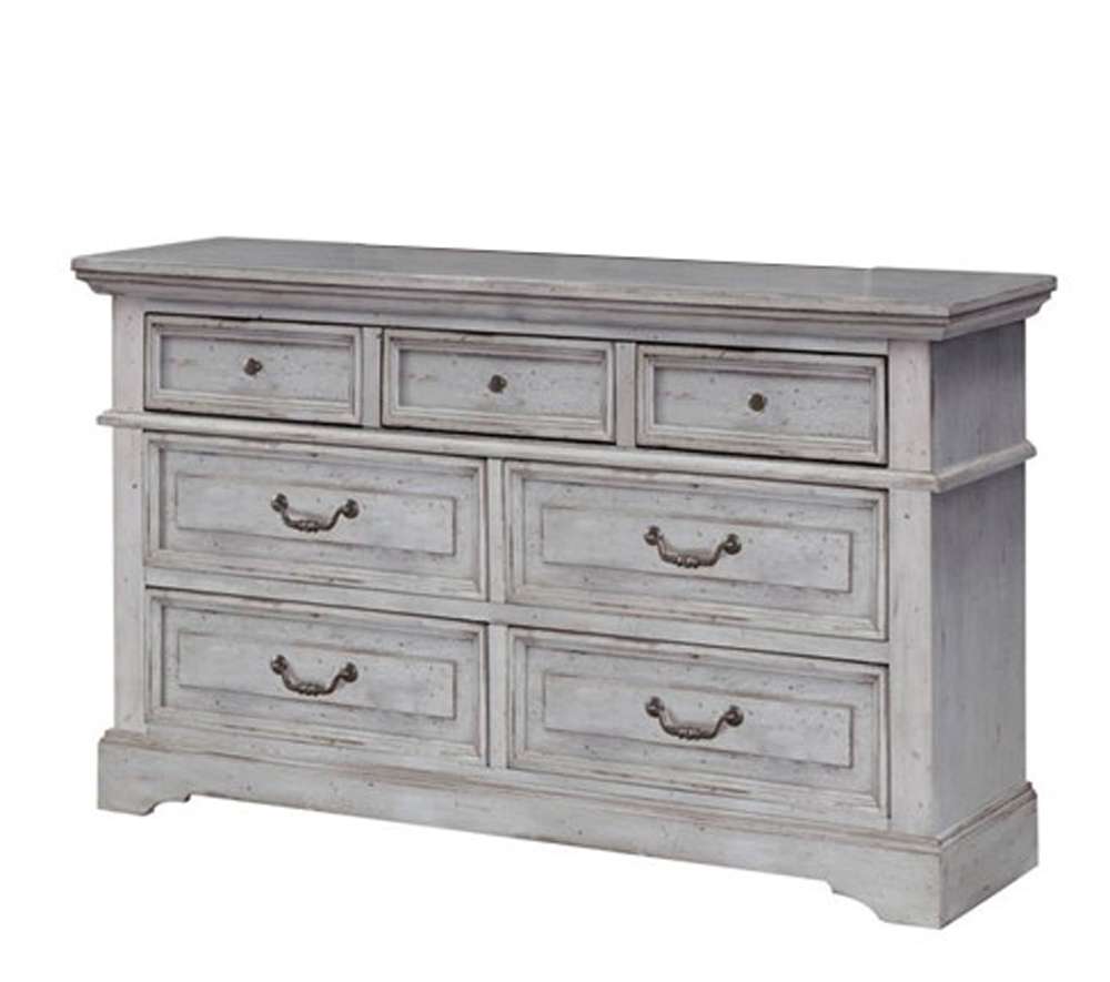 American Woodcrafters - Stonebrook Dresser - Light Distressed Antique Gray - 7820-270 veiw 1