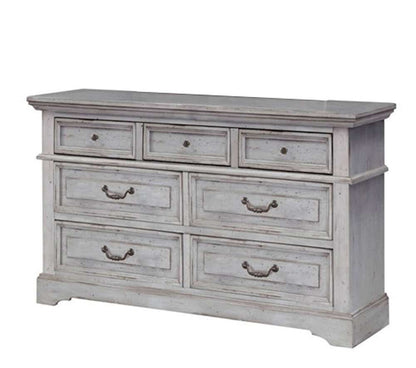 American Woodcrafters - Stonebrook Dresser - Light Distressed Antique Gray - 7820-270 veiw 1