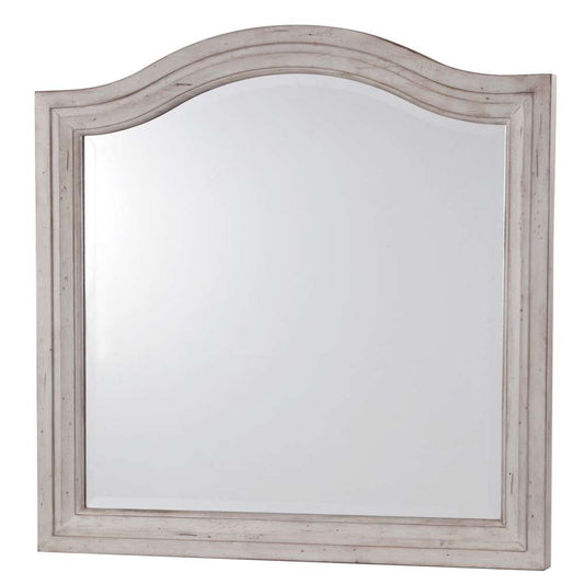 American Woodcrafters - Stonebrook Mirror - Light Distressed Antique Gray - 7820-030 veiw 1