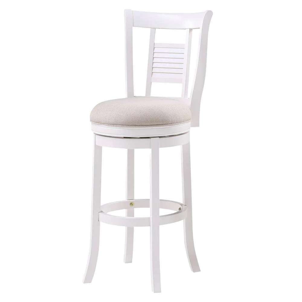 American Woodcrafters - Wood Frame Barstool - Antique White - B2-303-30F veiw 1