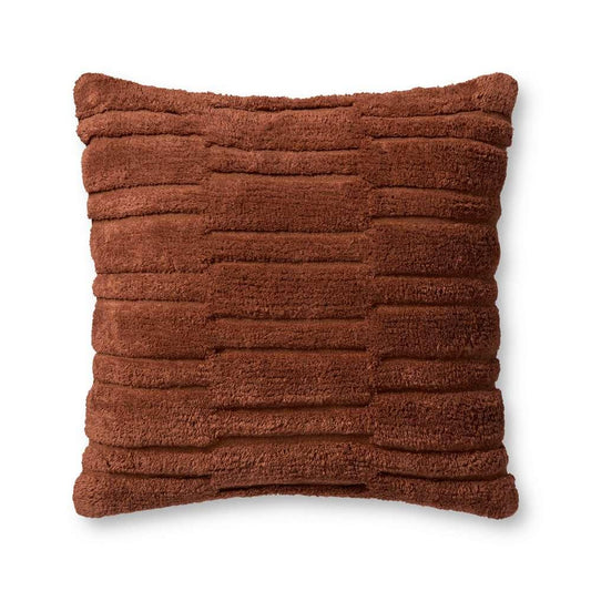 Angela Rose x Loloi - Arabella Rust 22 x 22 Cover Only Pillow - P312PAR0011RU00PIL3 veiw 1