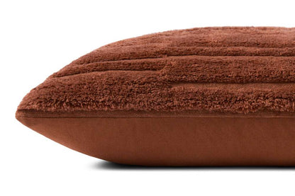 Angela Rose x Loloi - Arabella Rust 22 x 22 Cover w/Poly Pillow - PSETPAR0011RU00PIL3 veiw 2