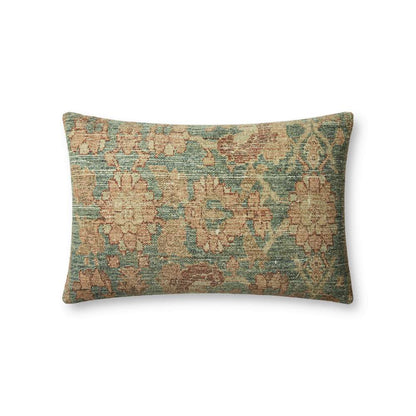 Angela Rose x Loloi - Clay Teal / Terracotta 13 x 21 Cover w/Down Pillow - DSETPAR0002TETCPIL5 veiw 1