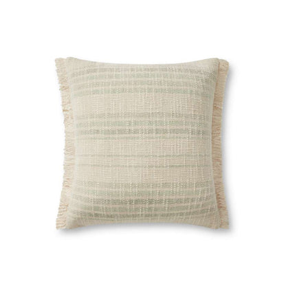 Angela Rose x Loloi - Forrest Ivory / Sage 18 x 18 Cover Only Pillow - P019PAR0007IVSGPIL1 veiw 1